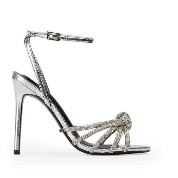 Silver Formal Heels - Picture 1 of 4